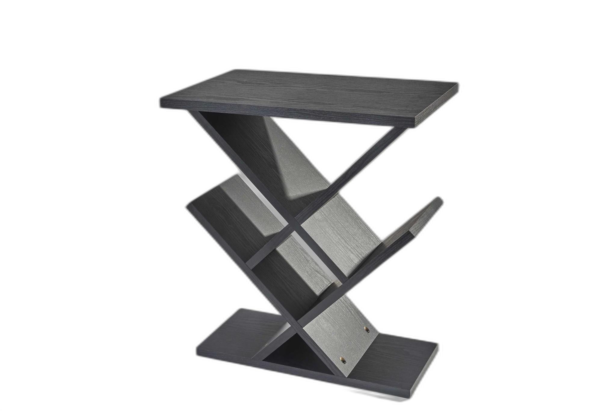 19" X 12" X 21.5" Black  Accent Table