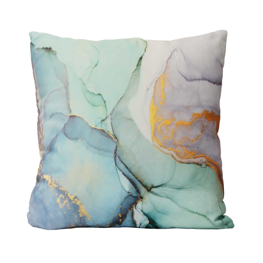 Pastel Watercolor Marble Cotton Square Throw Pillow - 99fab 