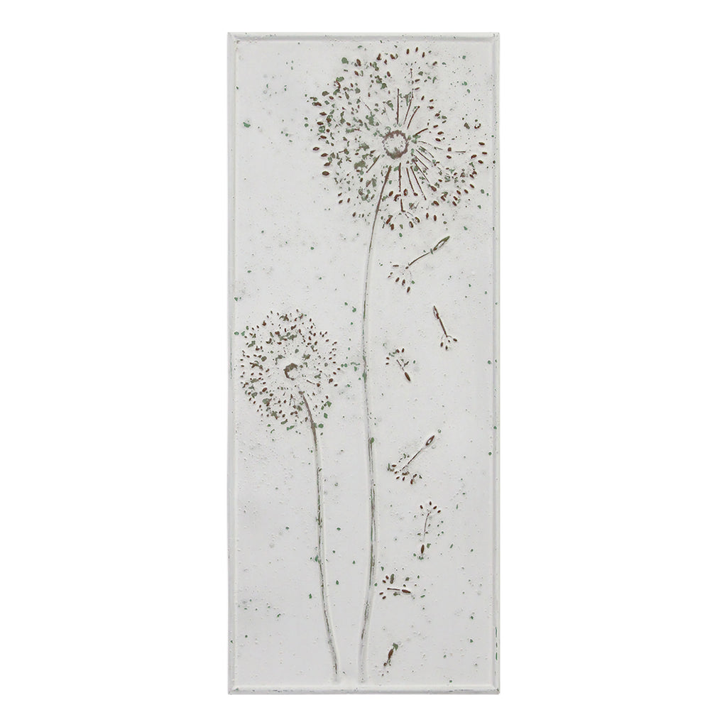 Floral Dandelion Metal Panel Wall Decor - 99fab 