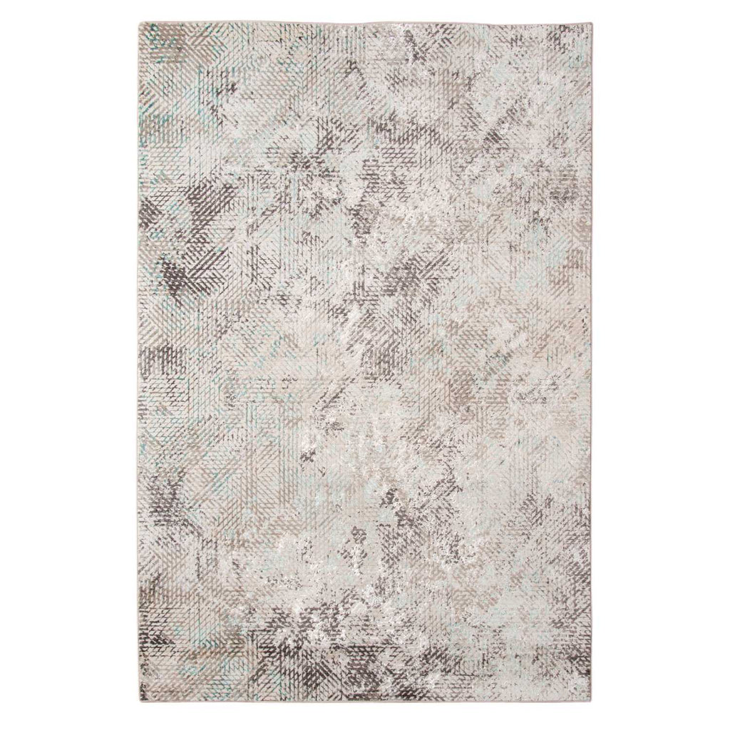 4' X 6' Gray Abstract Area Rug - 99fab 