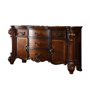 71" Solid Wood Five Drawer Standard Dresser