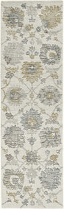 96 X 132 Ivory  Wool Rug