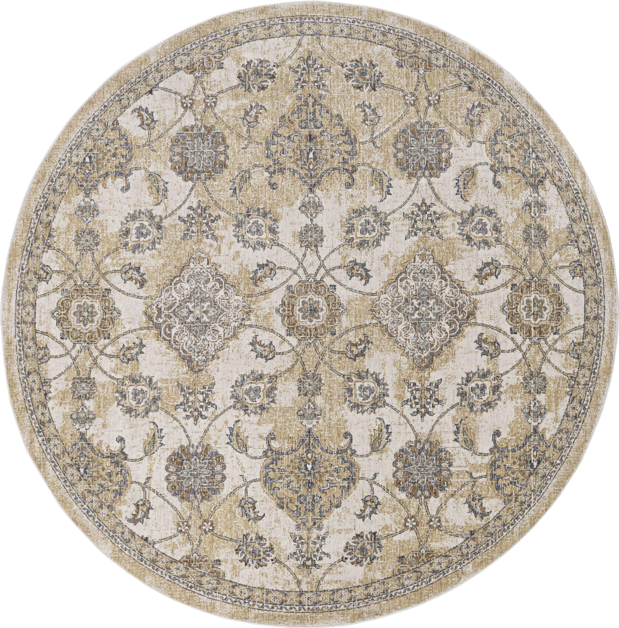 63 X 91 Ivory  Sand Wool Rug