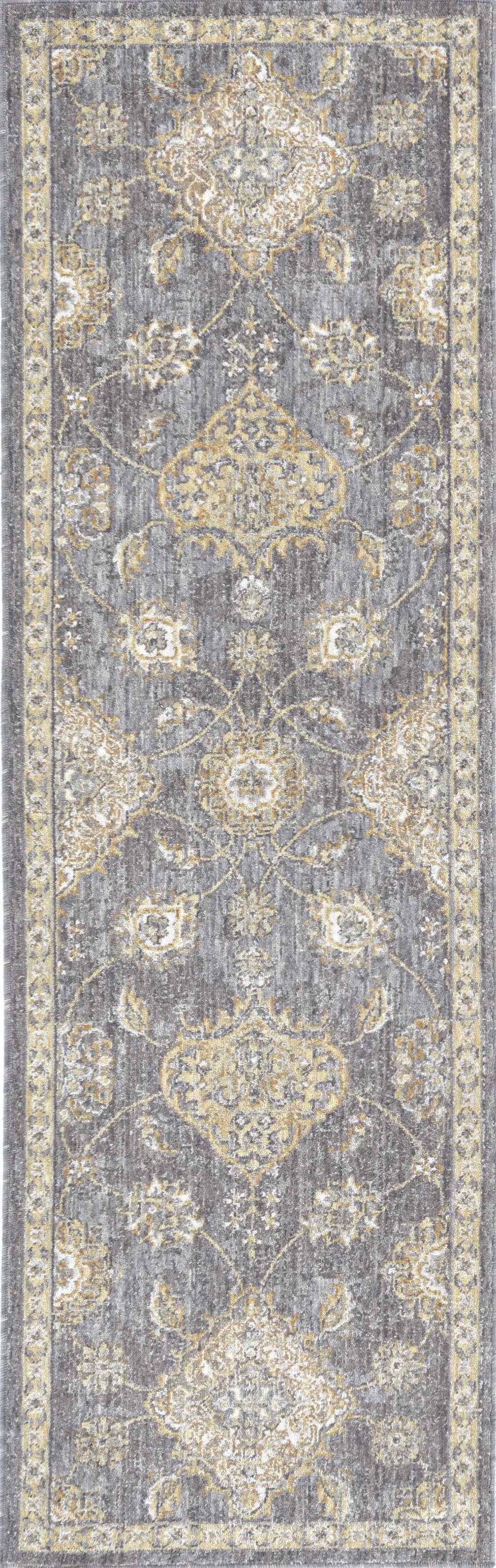 5'X8' Sage Green Machine Woven Traditional Indoor Area Rug - 99fab 