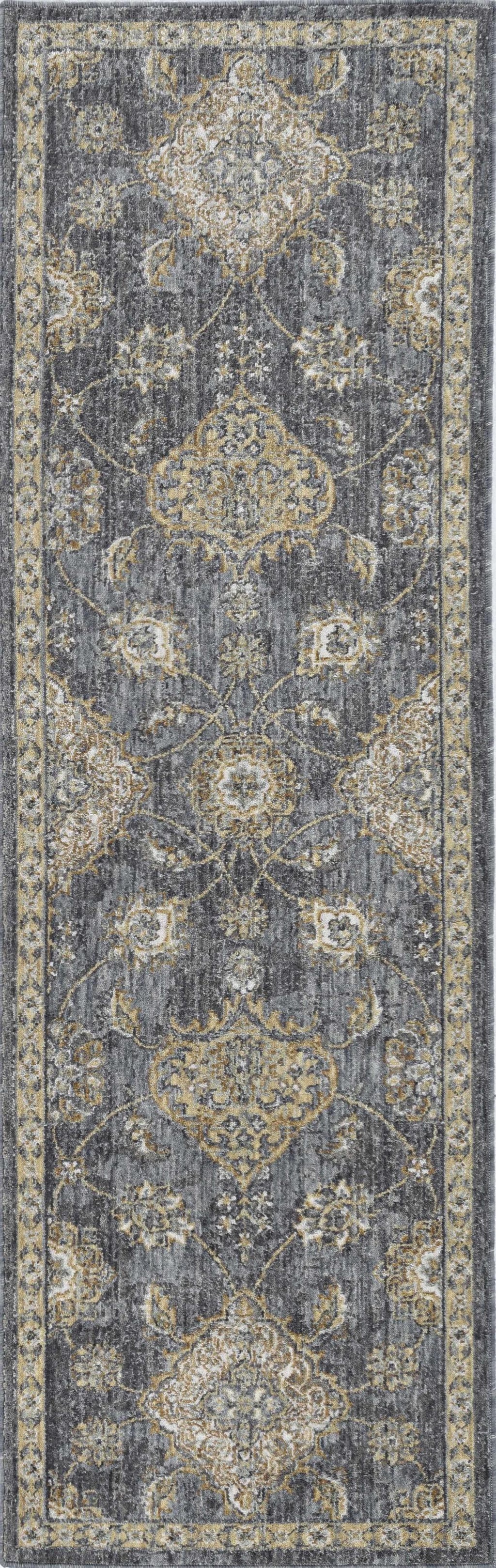 63 X 91 Slate Grey Wool Rug - 99fab 