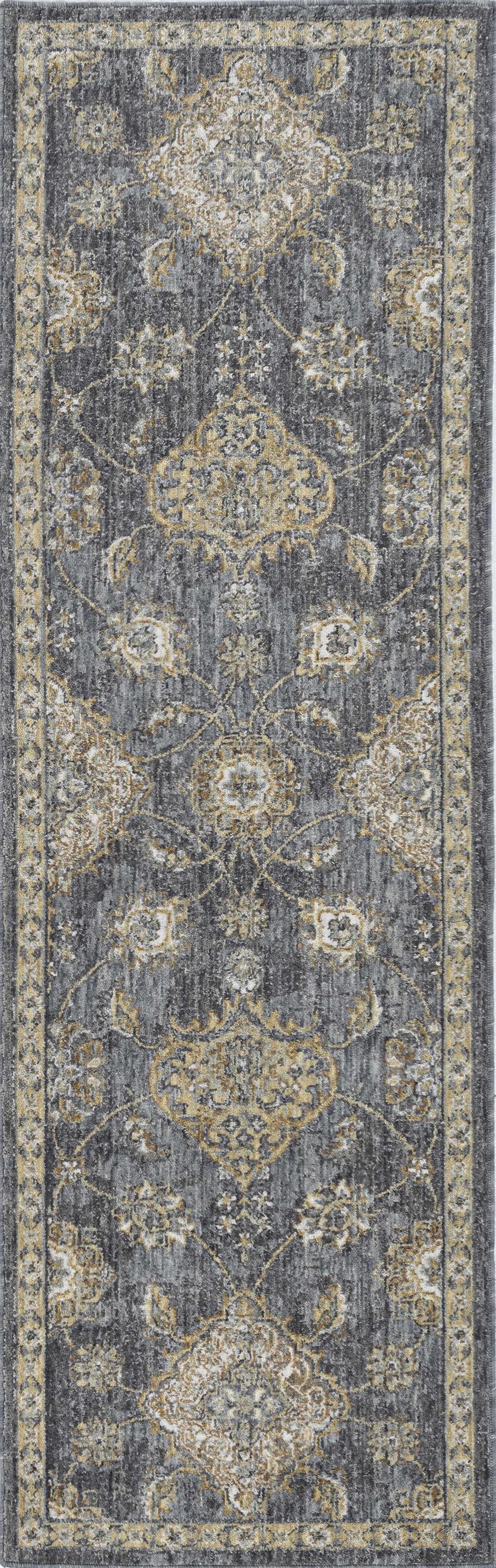 63 X 91 Slate Grey Wool Rug