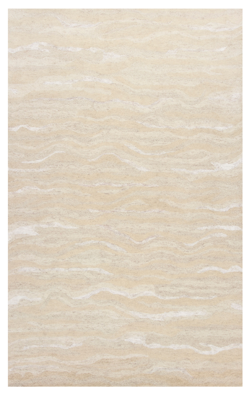 3'X5' Ivory Hand Tufted Abstract Indoor Area Rug - 99fab 