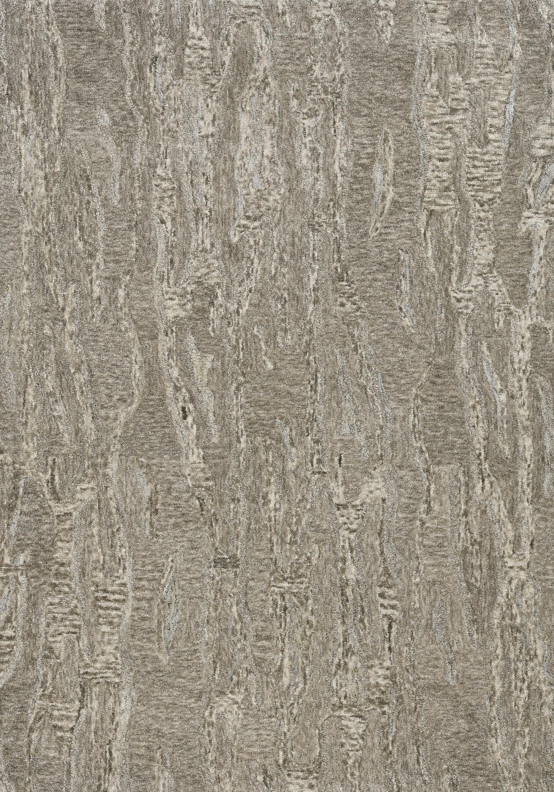 102 X 138 Sand Wool Or Viscose Rug