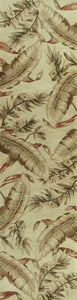 4'X6' Ivory Hand Tufted Tropical Leaves Indoor Area Rug