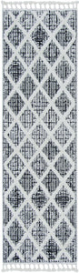 105 X 156 Charcoal Polyester Rug