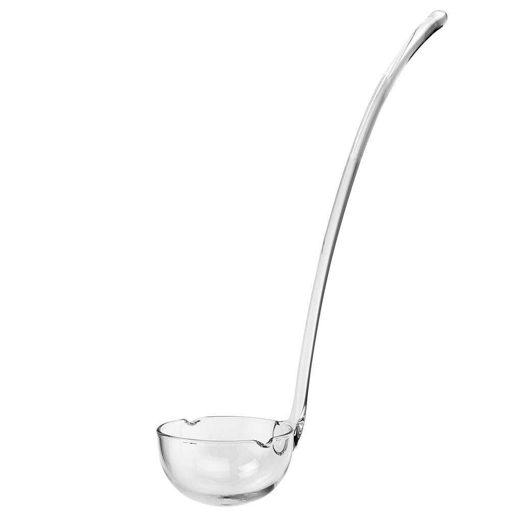 Mouth Blown Lead Free Crystal Gravy Dressing Or Punch Ladle - 99fab 