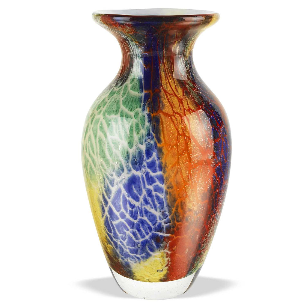 11 Multicolor Art Glass Vase - 99fab 