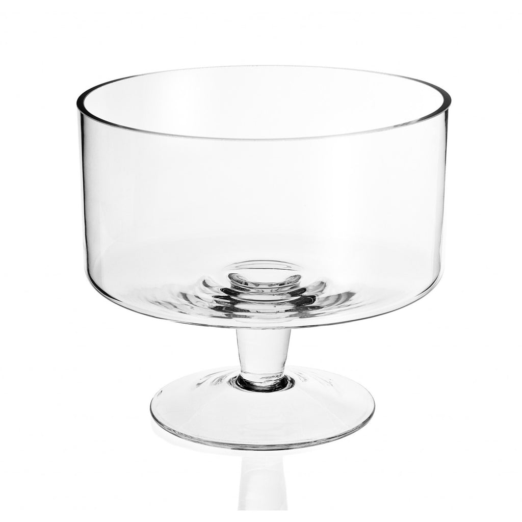 9 Mouth Blown Trifle Glass Bowl - 99fab 