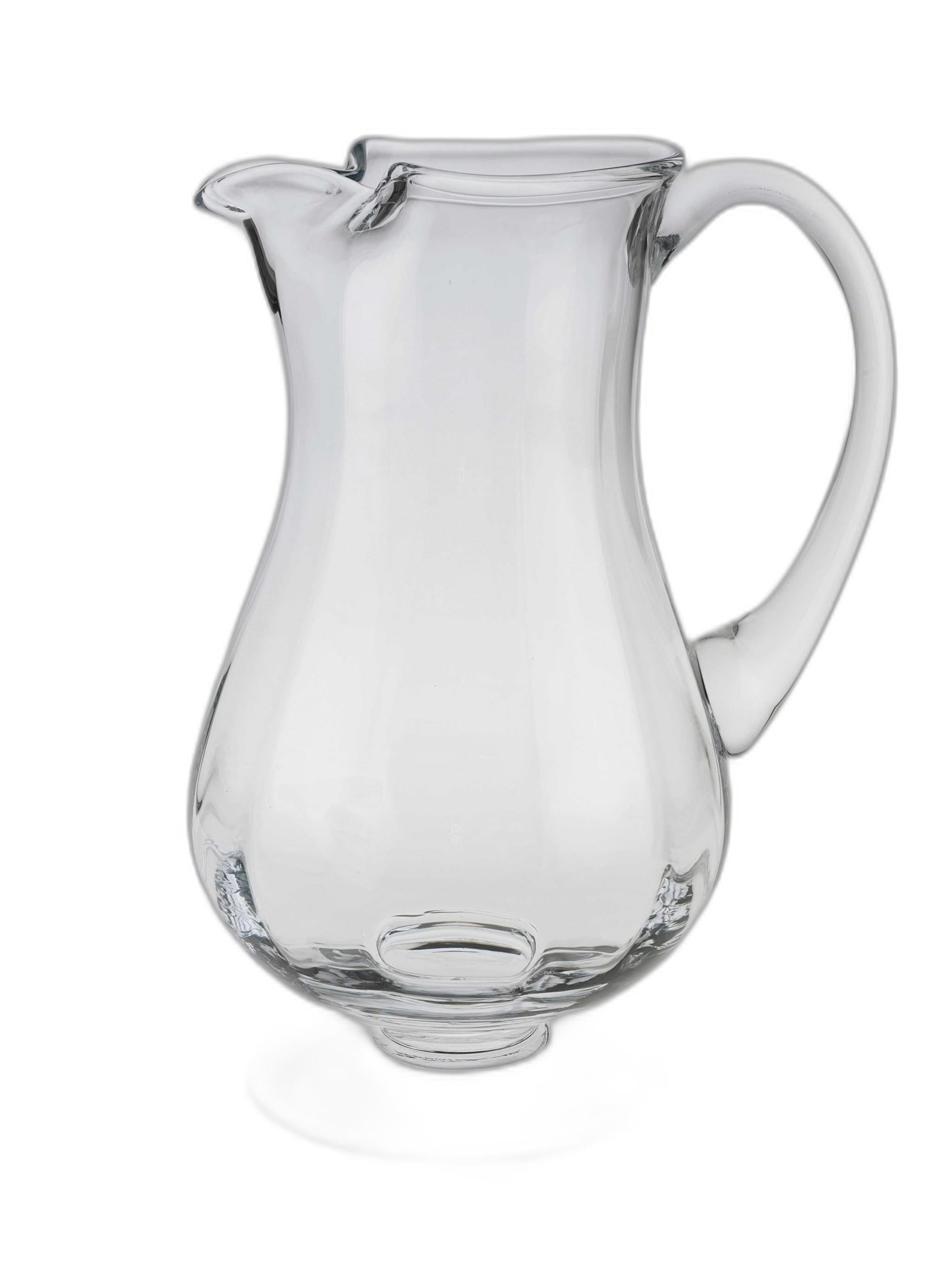 Mouth Blown Lead Free Crystal Pitcher 54 Oz