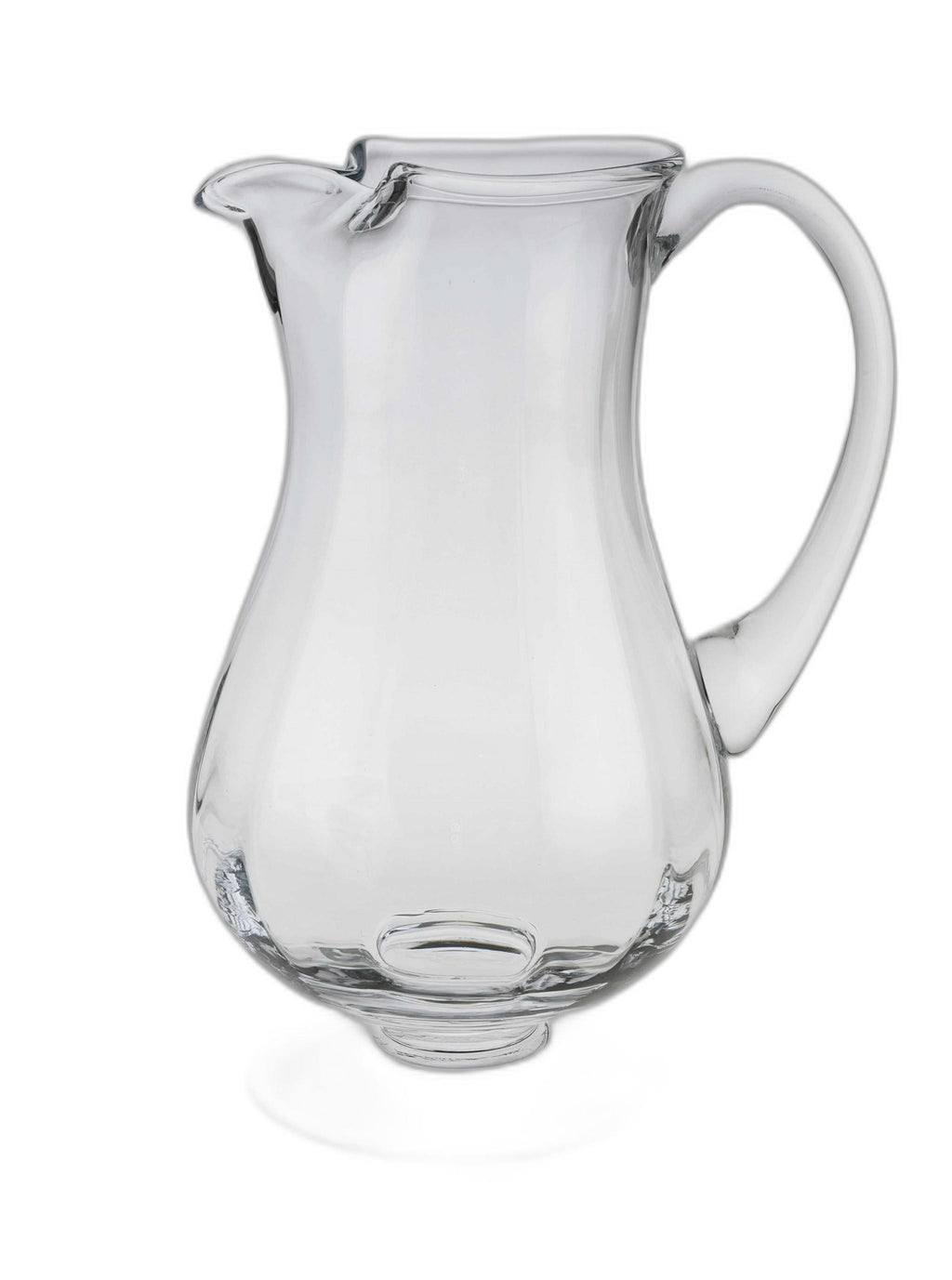 Mouth Blown Lead Free Crystal Pitcher 54 Oz - 99fab 