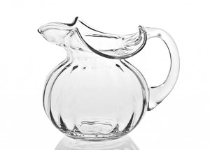 Mouth Blown Glass Pitcher  42 Oz