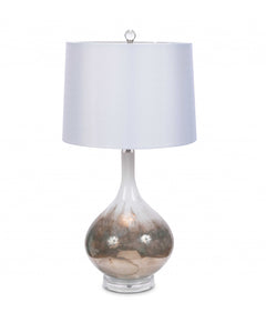 Set Of 2 Art Glass Table Lamps