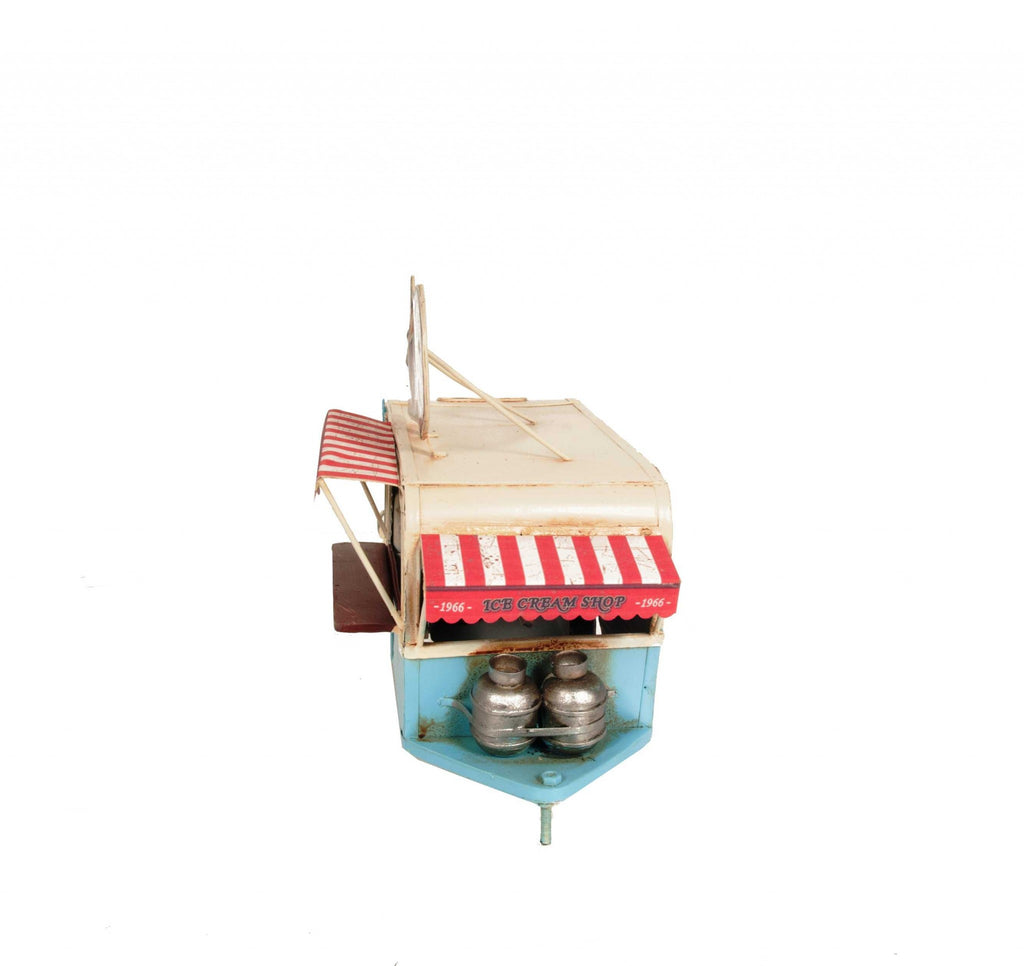 Ice Cream Trailer Metal Model - 99fab 