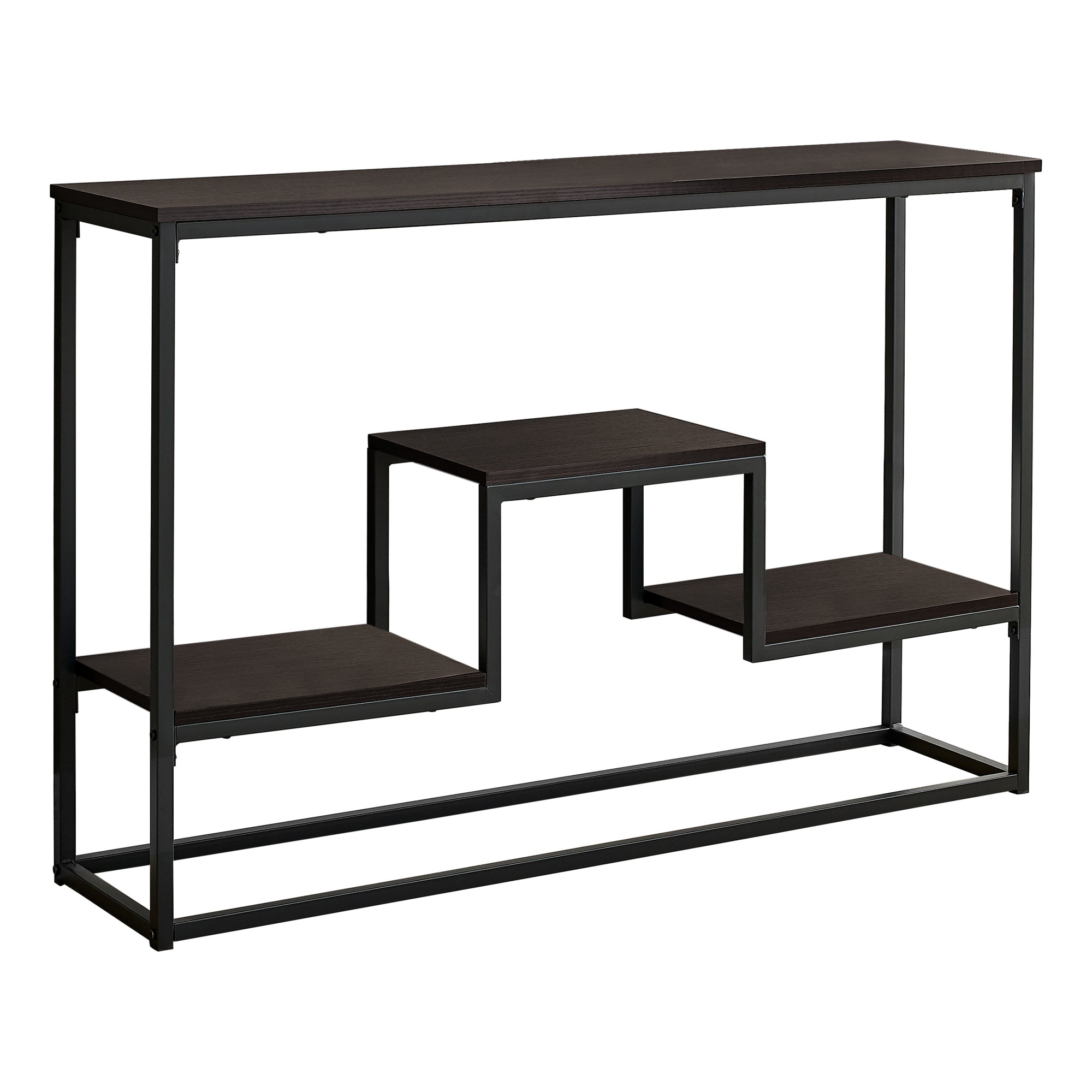 48" Rectangular Espresso Hall Console Accent Table