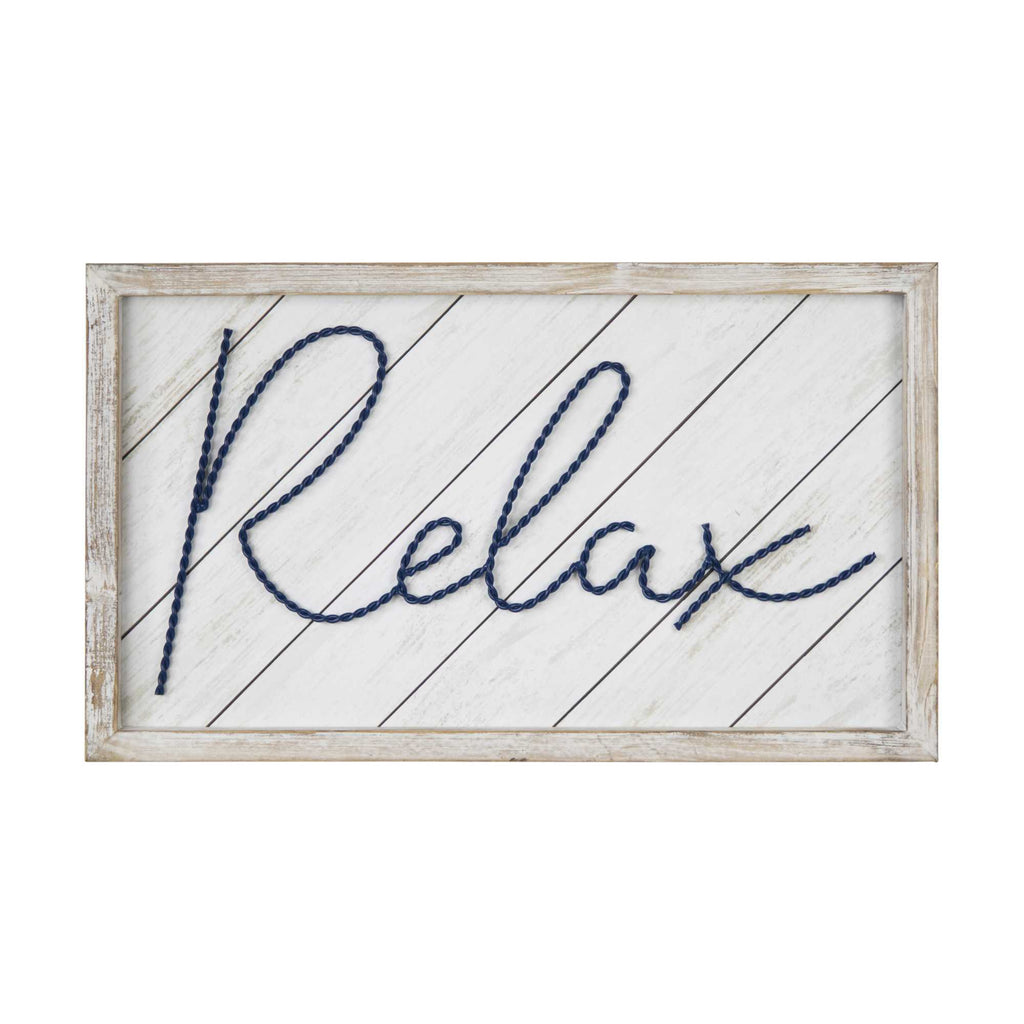 20 X 12 Relax Framed Wall Art - 99fab 