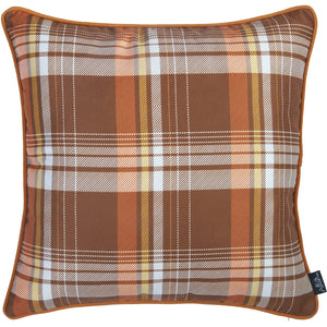 Set Of 2 18" Fall Thanksgiving Pumpkin Throw Pillow Cover