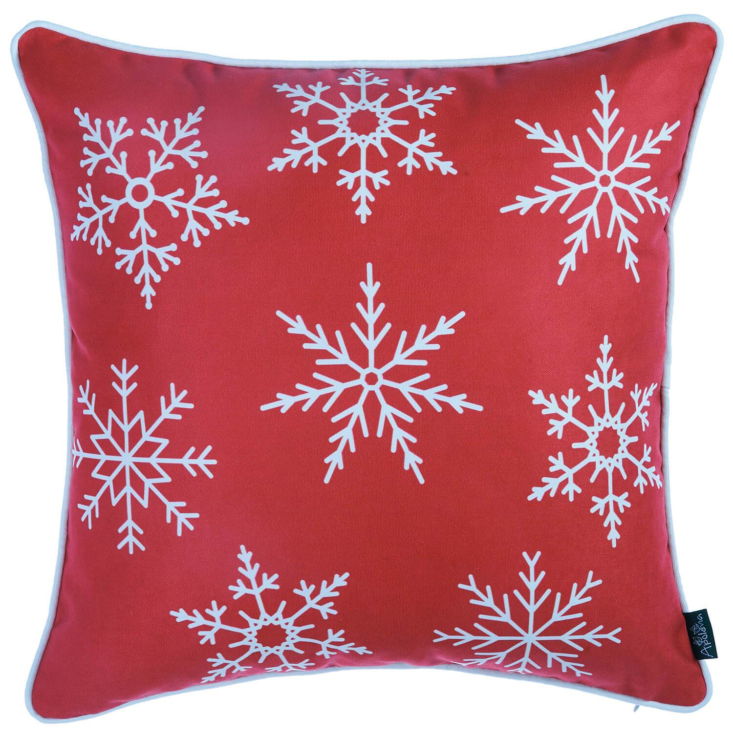 Set Of 4 18" Merry Christmas Throw Pillow Cover In Multicolor