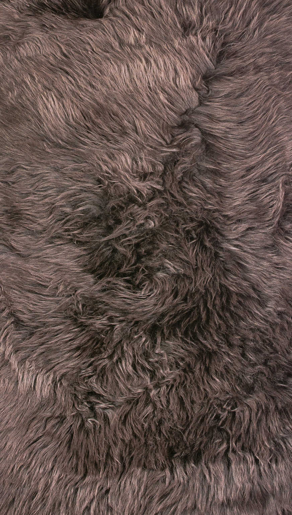 2' X 3' Chocolate New Zealand Natural Sheepskin Rug - 99fab 