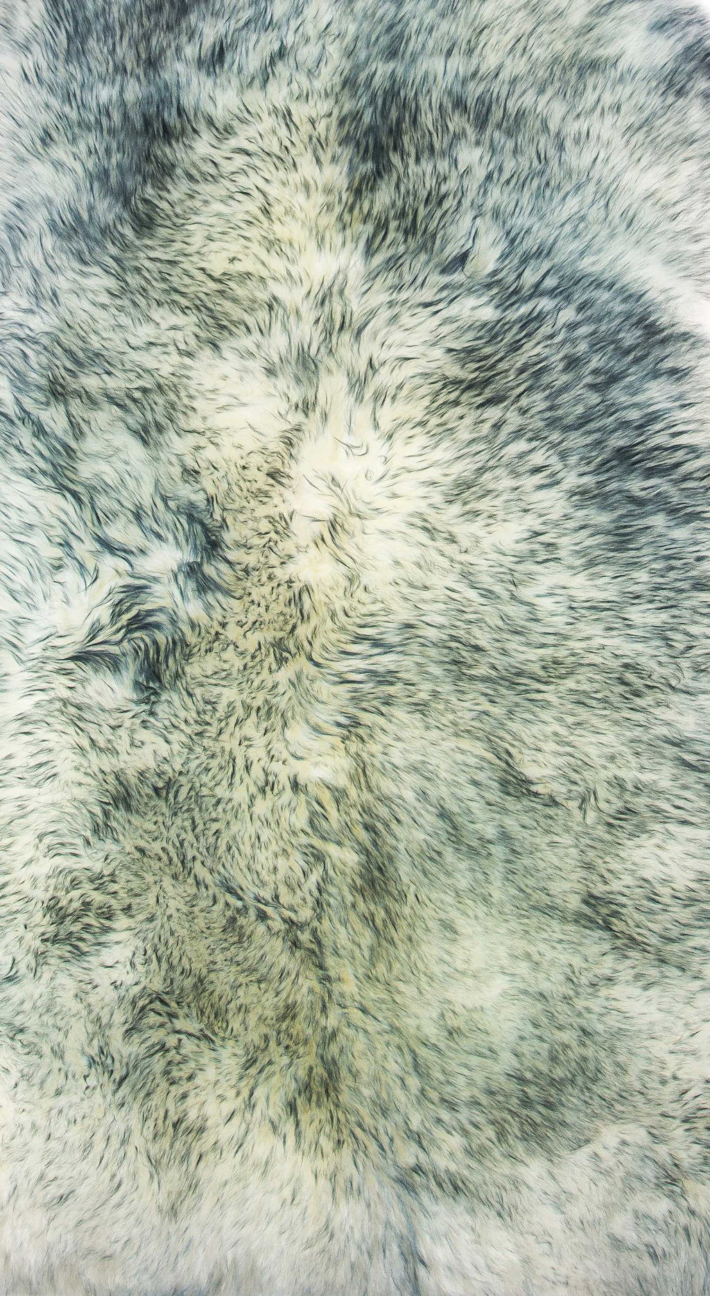 2' X 3' Gray Mist New Zealand Natural Sheepskin Rug - 99fab 