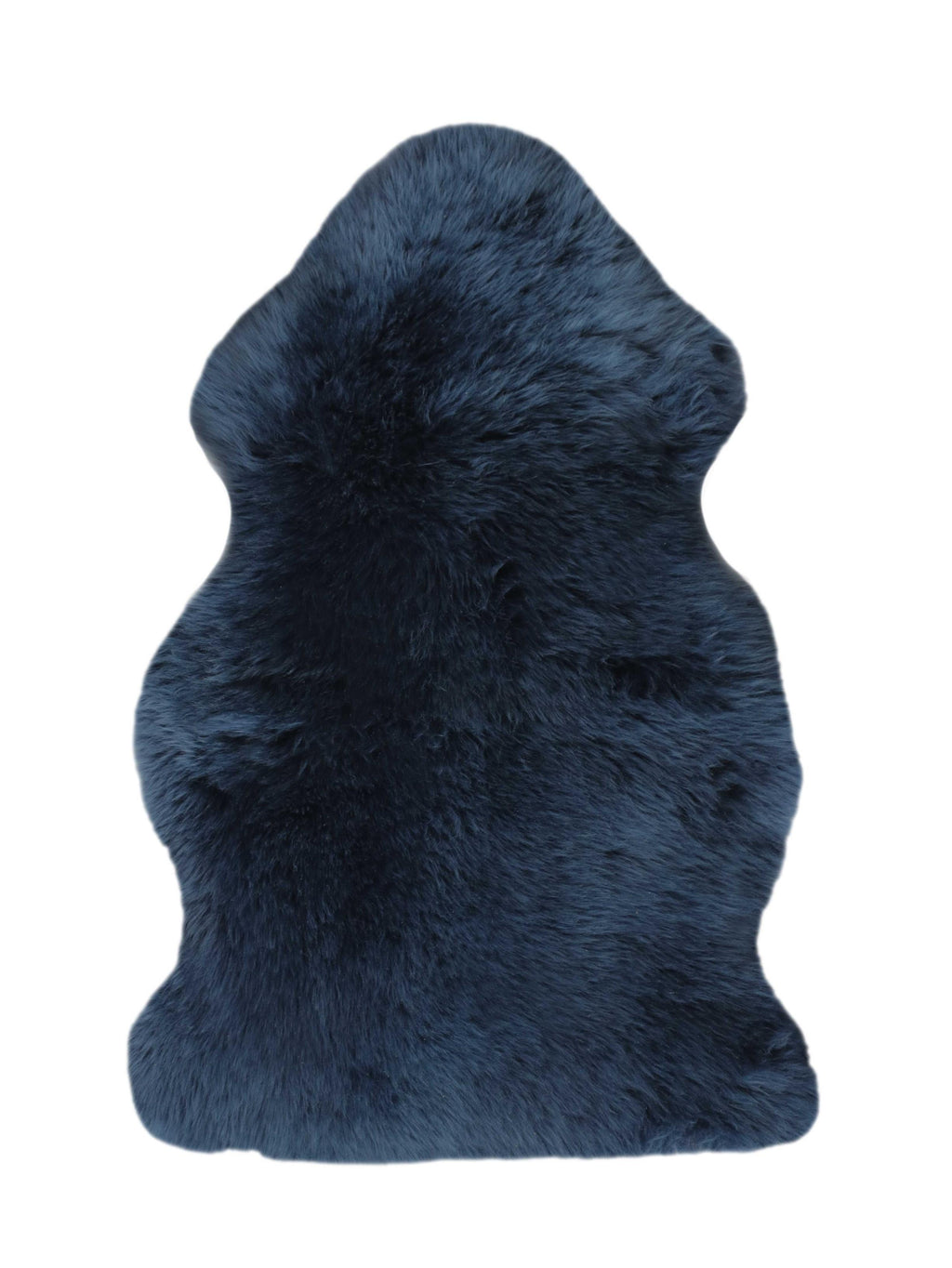 2' X 3' Navy New Zealand Natural Sheepskin Rug - 99fab 