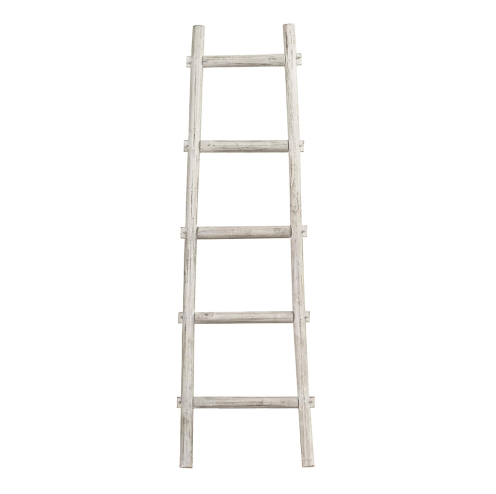 5 Step White Decorative Ladder Shelve - 99fab 