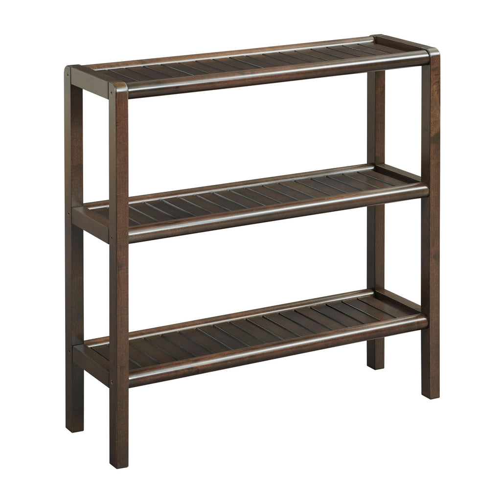 Espresso Brown Versatile Shoe Rack Shelving Unit - 99fab 