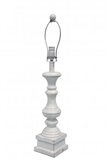 29" White Standard Table Lamp