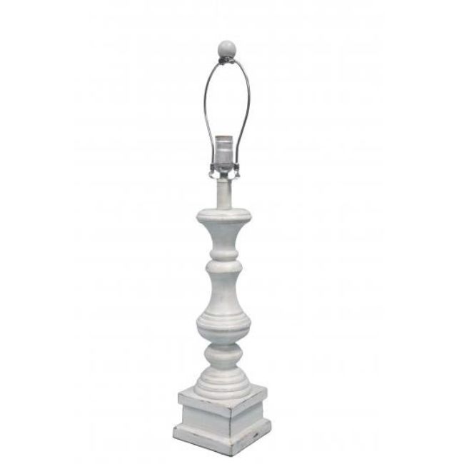 29" White Standard Table Lamp