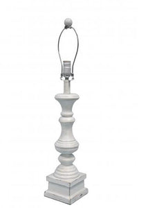 29" White Standard Table Lamp