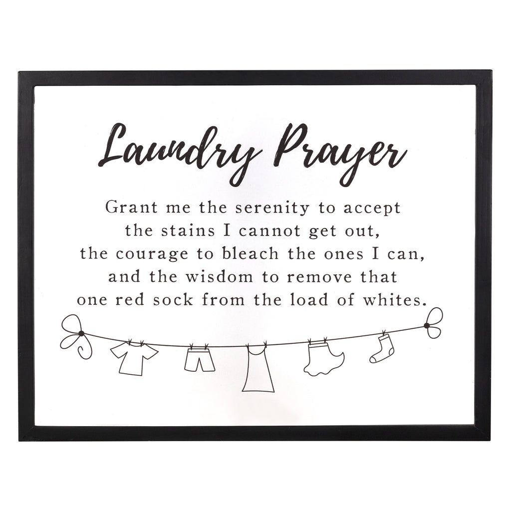 Black And White Laundry Prayer Wall Art - 99fab 