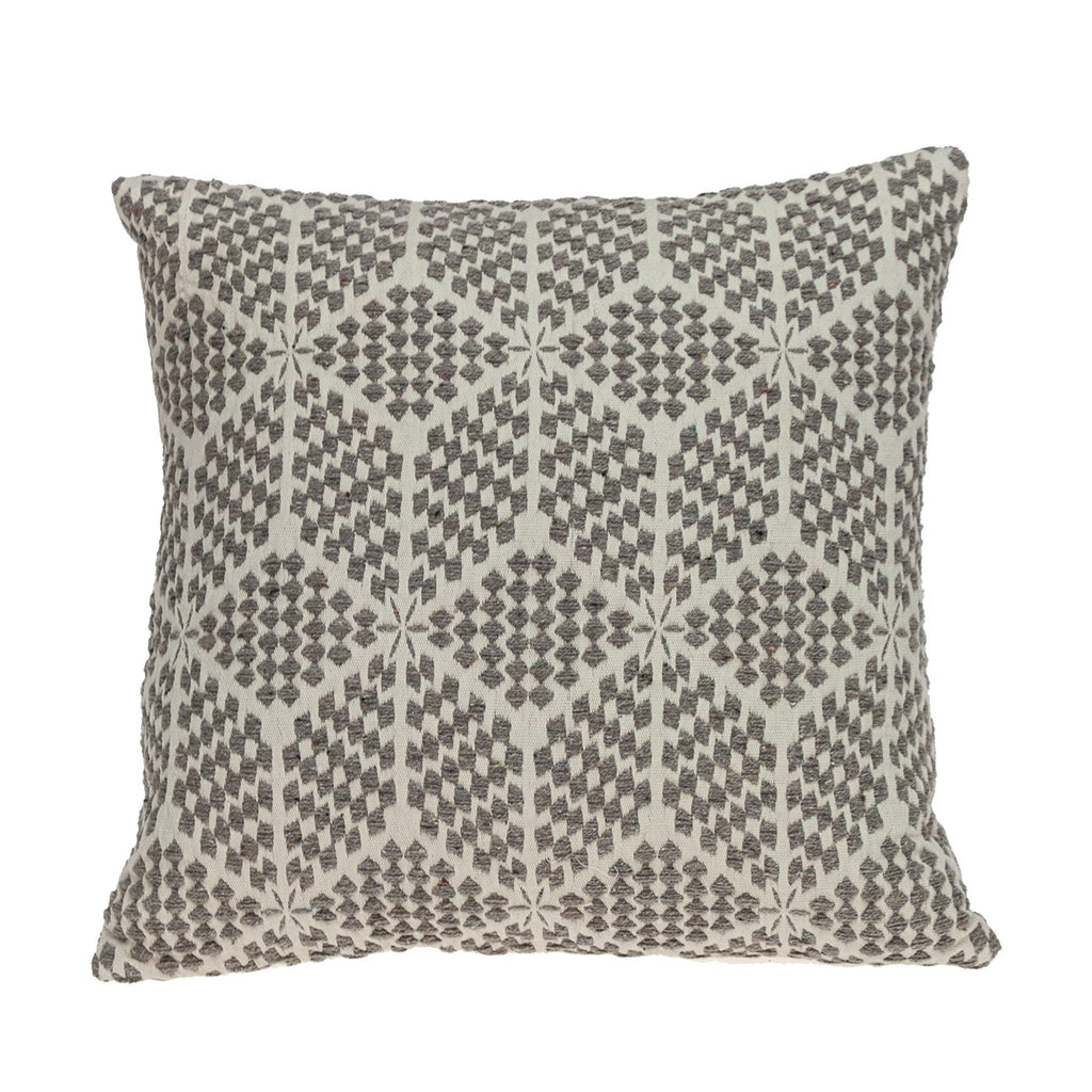 Beige Geometric Throw Pillow - 99fab 