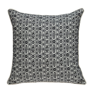 Black And White Vintage Design Throw Pillow