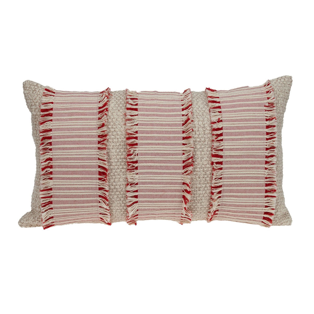 Boho Beige And Pink Throw Pillow - 99fab 