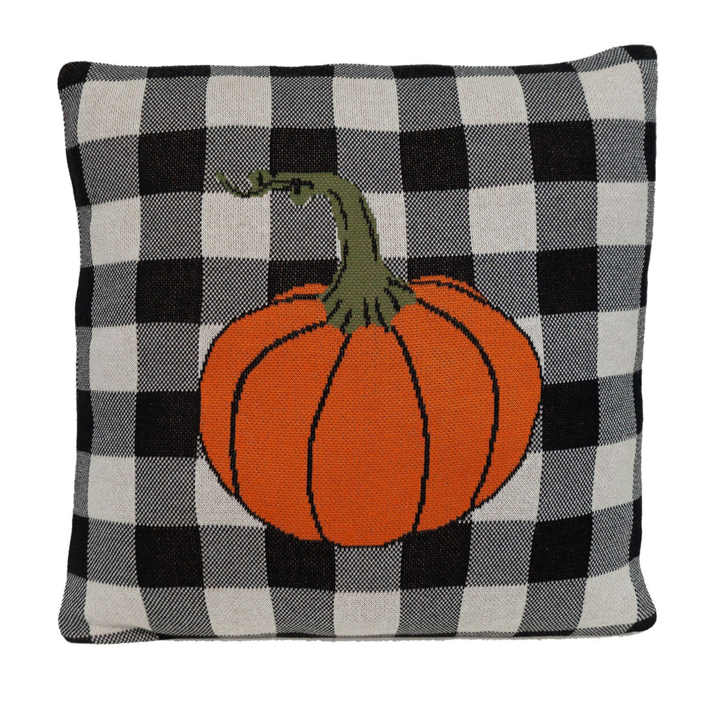 Buffalo Check Pumpkin Throw Pillow - 99fab 