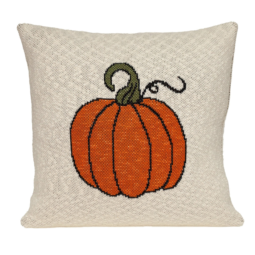 Pumpkin Silhouette Throw Pillow - 99fab 