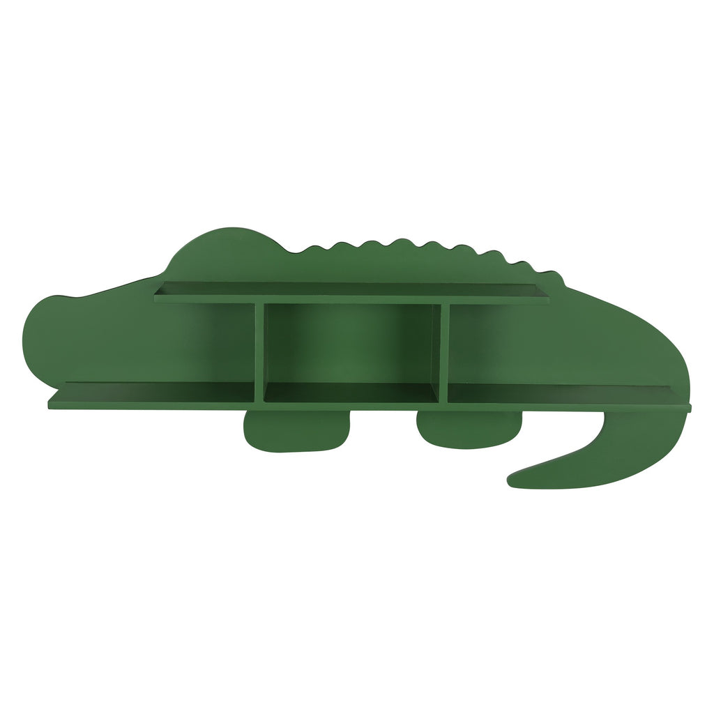 Green Alligator Modern Wall Shelf - 99fab 