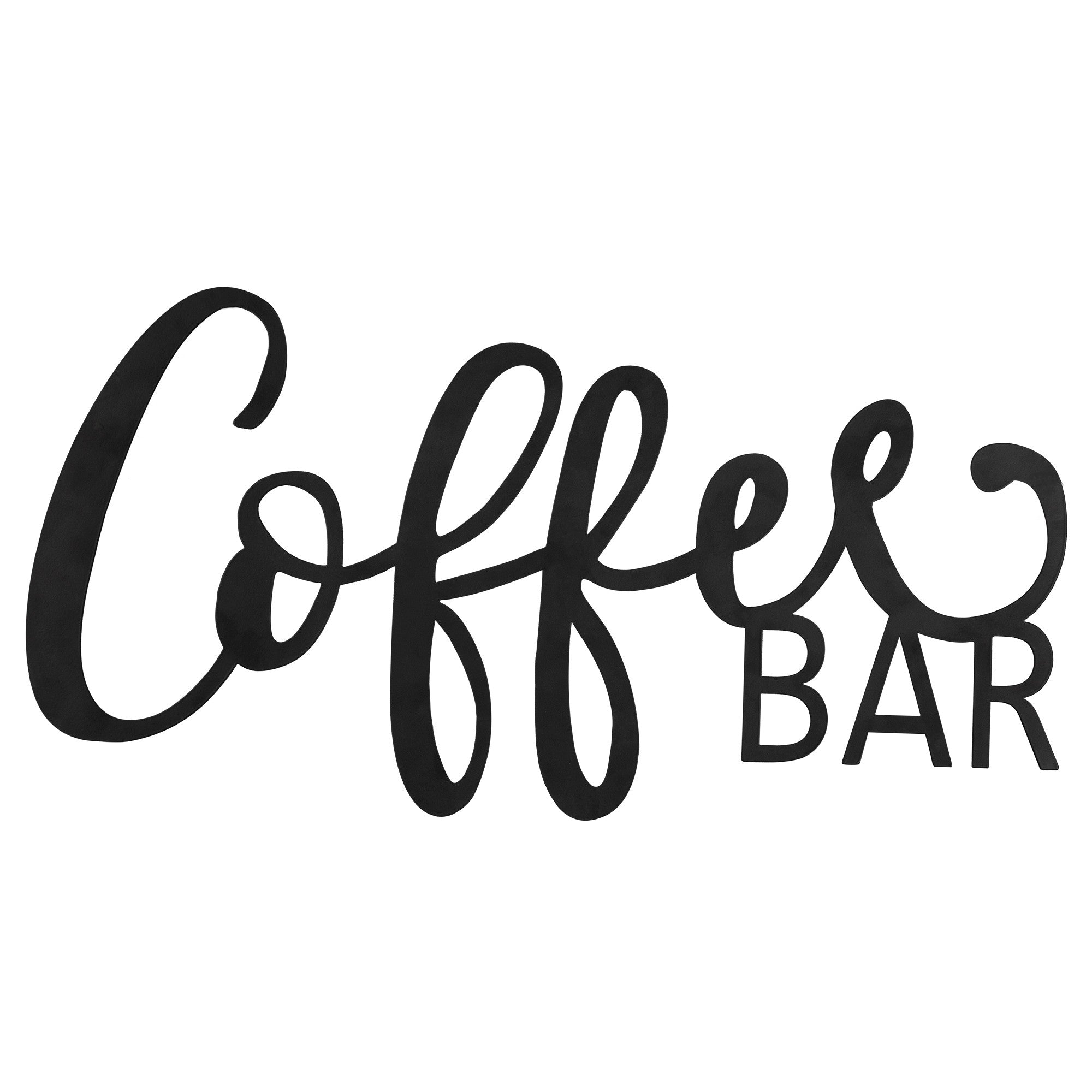 Coffee Bar Metal Wall Sign