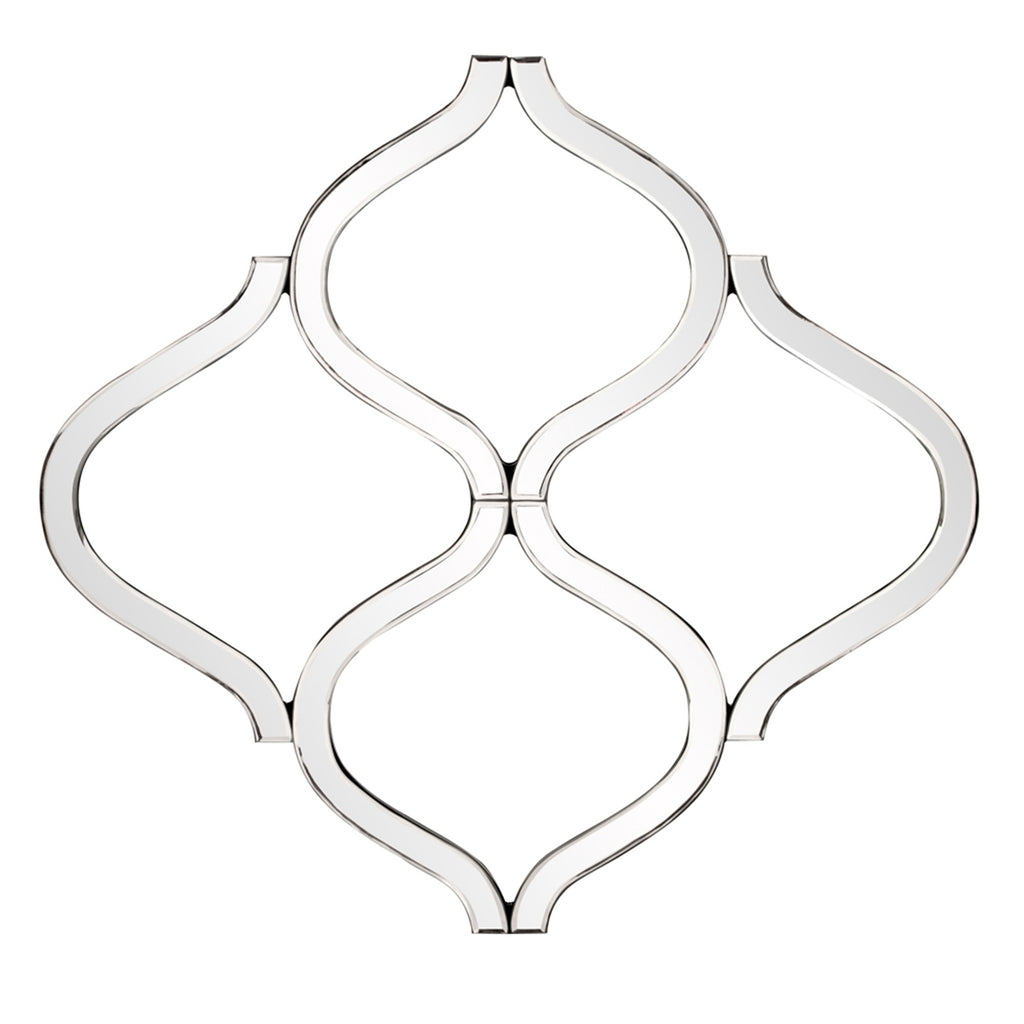 Interlocking Mirrored Curved Shapes With Beveled Edge - 99fab 