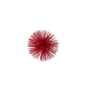 Mini Red Spiky Sphere Home Accent Filler