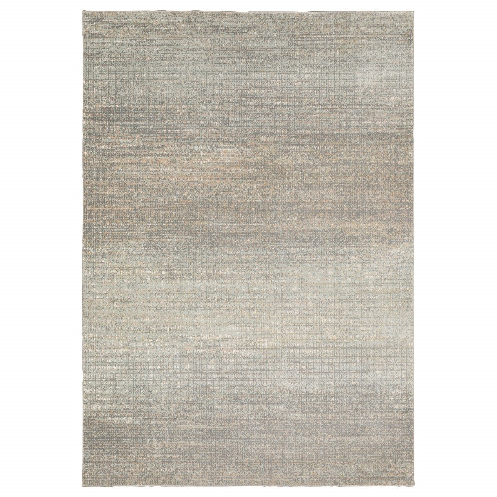 5' X 8' Gray Green Abstract Confetti Indoor Area Rug - 99fab 