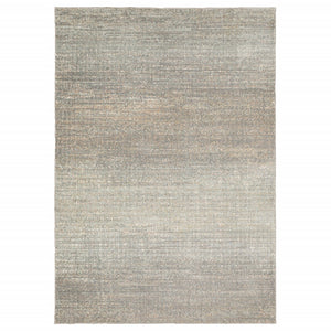 5' X 8' Gray Green Abstract Confetti Indoor Area Rug