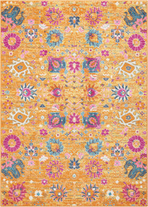 4' X 6' Sunset Floral Power Loom Area Rug