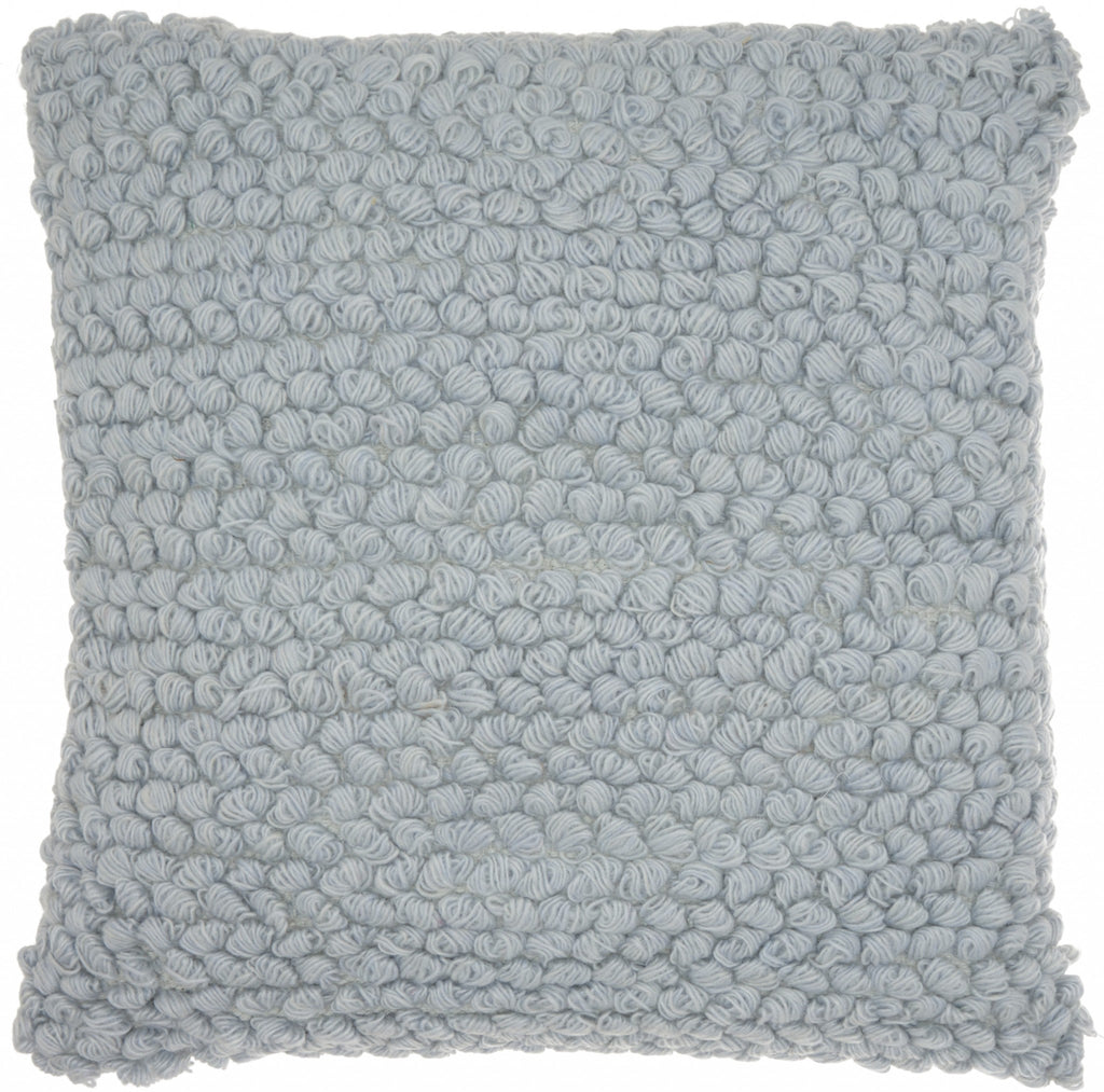 Periwinkle Knotted Detail Throw Pillow - 99fab 