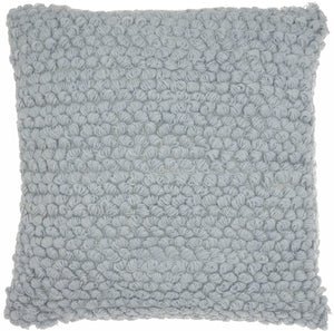 Periwinkle Knotted Detail Throw Pillow