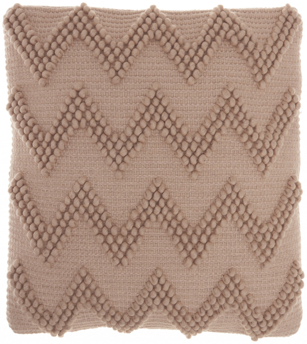 Rose Pink Chevron Detail Throw Pillow - 99fab 